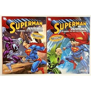 SUPERMAN Jumbo Coloring & Activity‎ Books Brainiac Lex Luthor